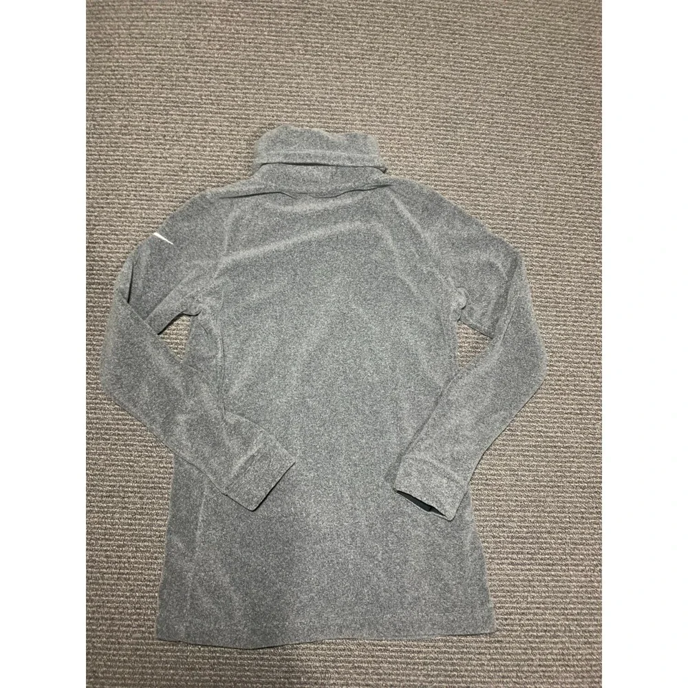 Nike Therma Dri-Fit Tunic Training Top Women's S Gray Pocket Fleece Long Sleeve